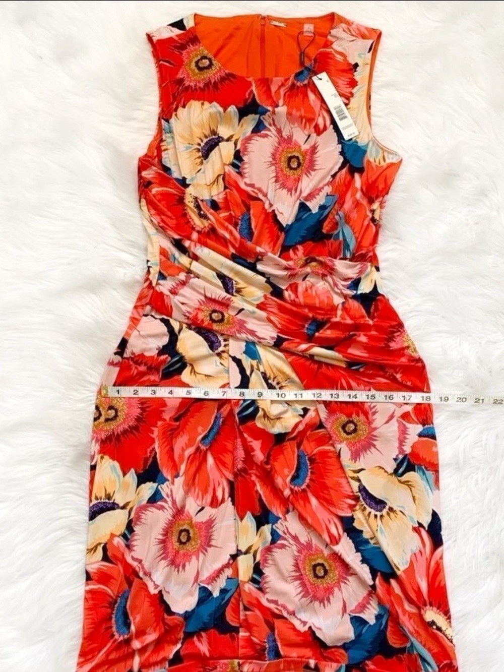 TAHARI Floral Print Sleeveless Dress! - Picture 5 of 7